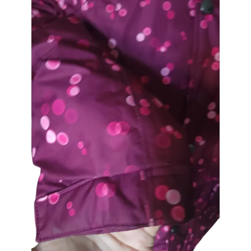Lands end girls 10-12 Kids Expedition Down Waterproof Winter Parka Color pink